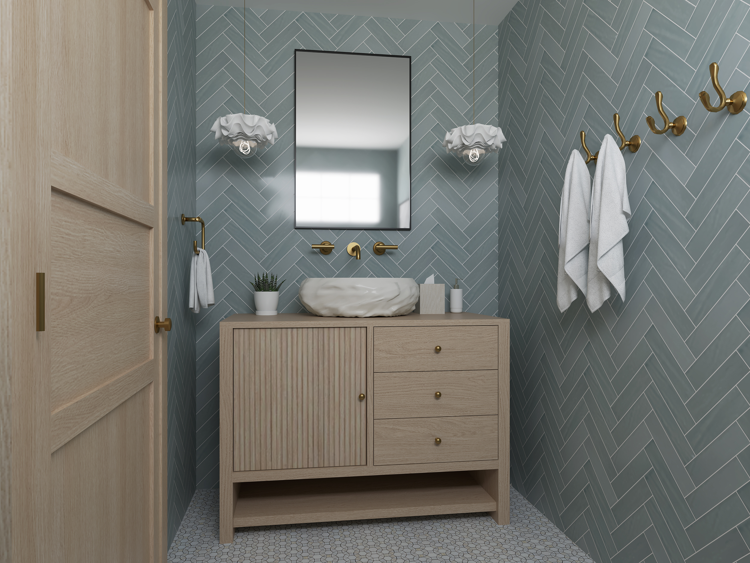Modern bathroom
